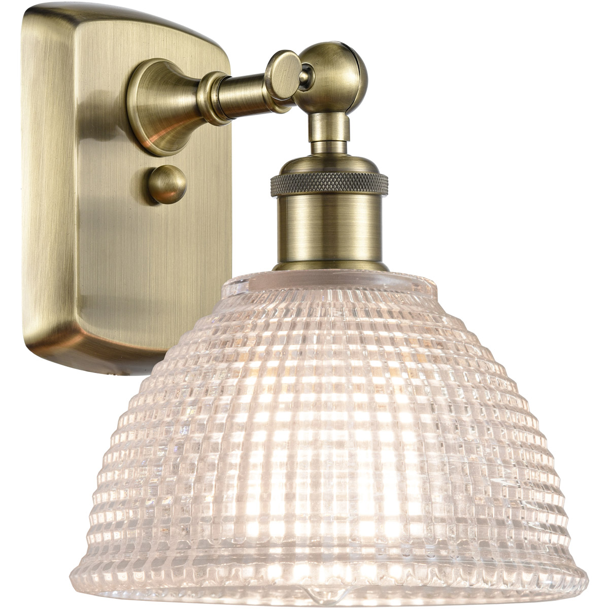 Innovations Lighting 516-1W-AB-G422 Ballston Arietta 1 Light 8 inch Antique Brass Sconce Wall Light in Incandescent, Clear Glass, Ballston
