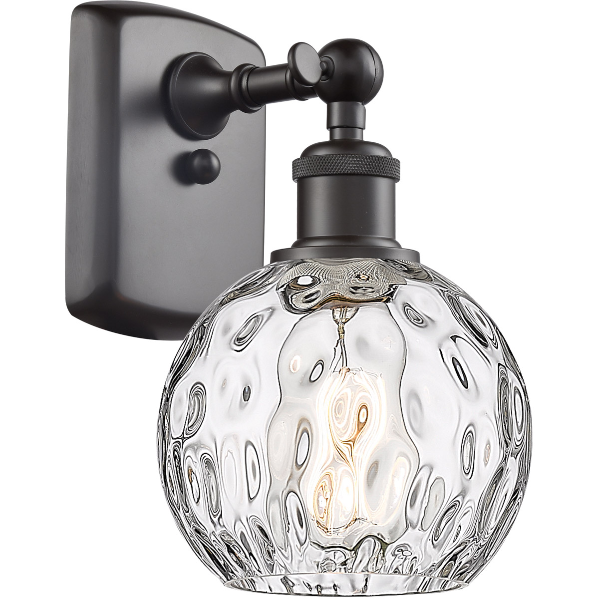 Innovations Lighting Bruno Marashlian Athens Water Glass 11 Inch Wall Sconce Athens Water Glass - 516-1W-OB-G1215-6 - Modern Contemporary