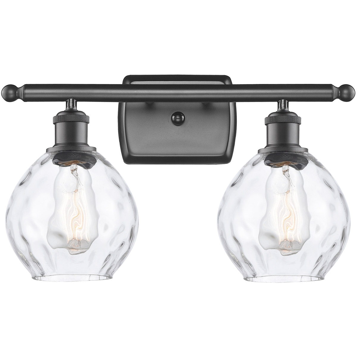 Innovations Lighting 516-2W-OB-G362-LED Ballston Small Waverly LED 16 inch Oil Rubbed Bronze Bath Vanity Light Wall Light, Ballston