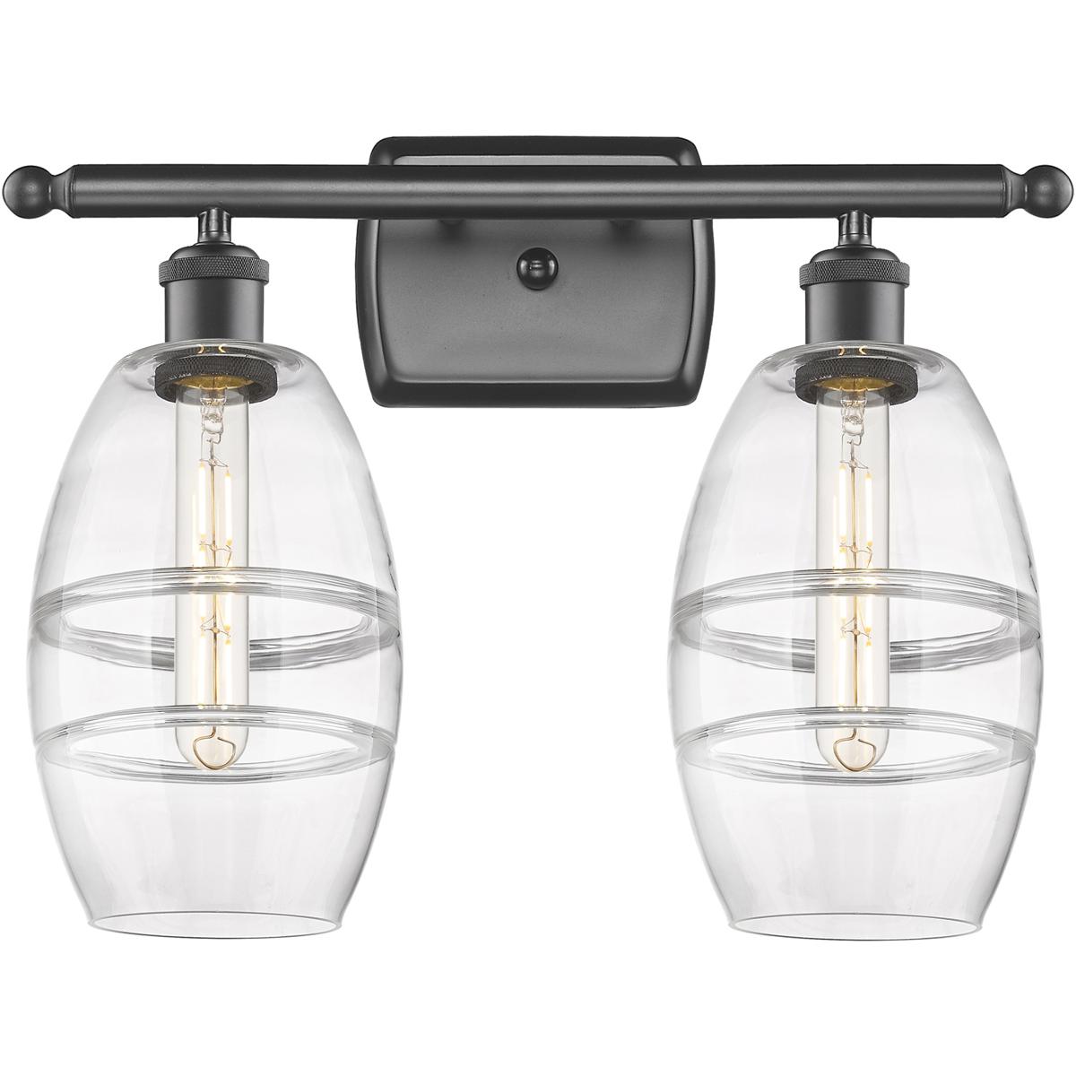 Innovations Lighting 516-2W-OB-G557-6CL Ballston Vaz 2 Light 15.88 inch Oil Rubbed Bronze Bath Vanity Light Wall Light