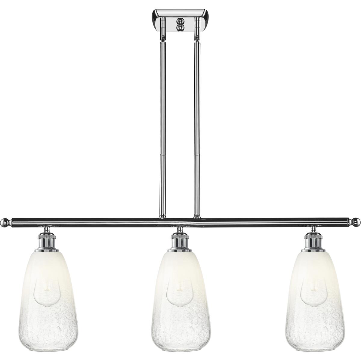 Innovations Lighting 516-3I-PC-G480-6OP Ballston Brookhaven Almond Island Light Ceiling Light in Polished Chrome, Opal Glass