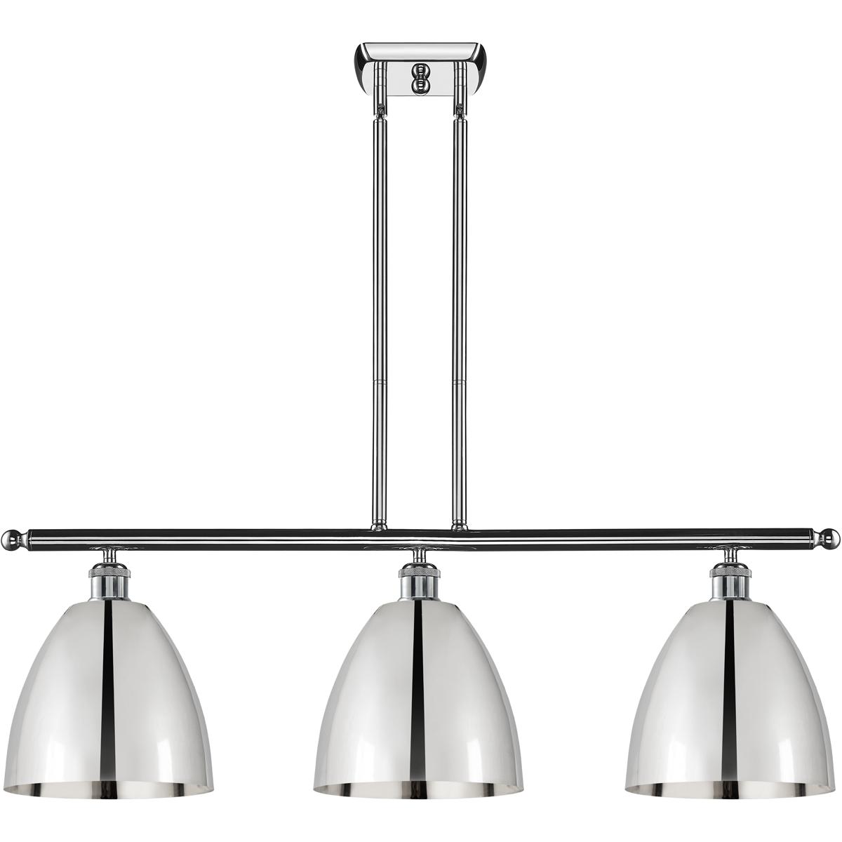 Innovations Lighting 516-3I-PC-MBD-9-PC Ballston Dome 3 Light 36 inch Polished Chrome Island Light Ceiling Light