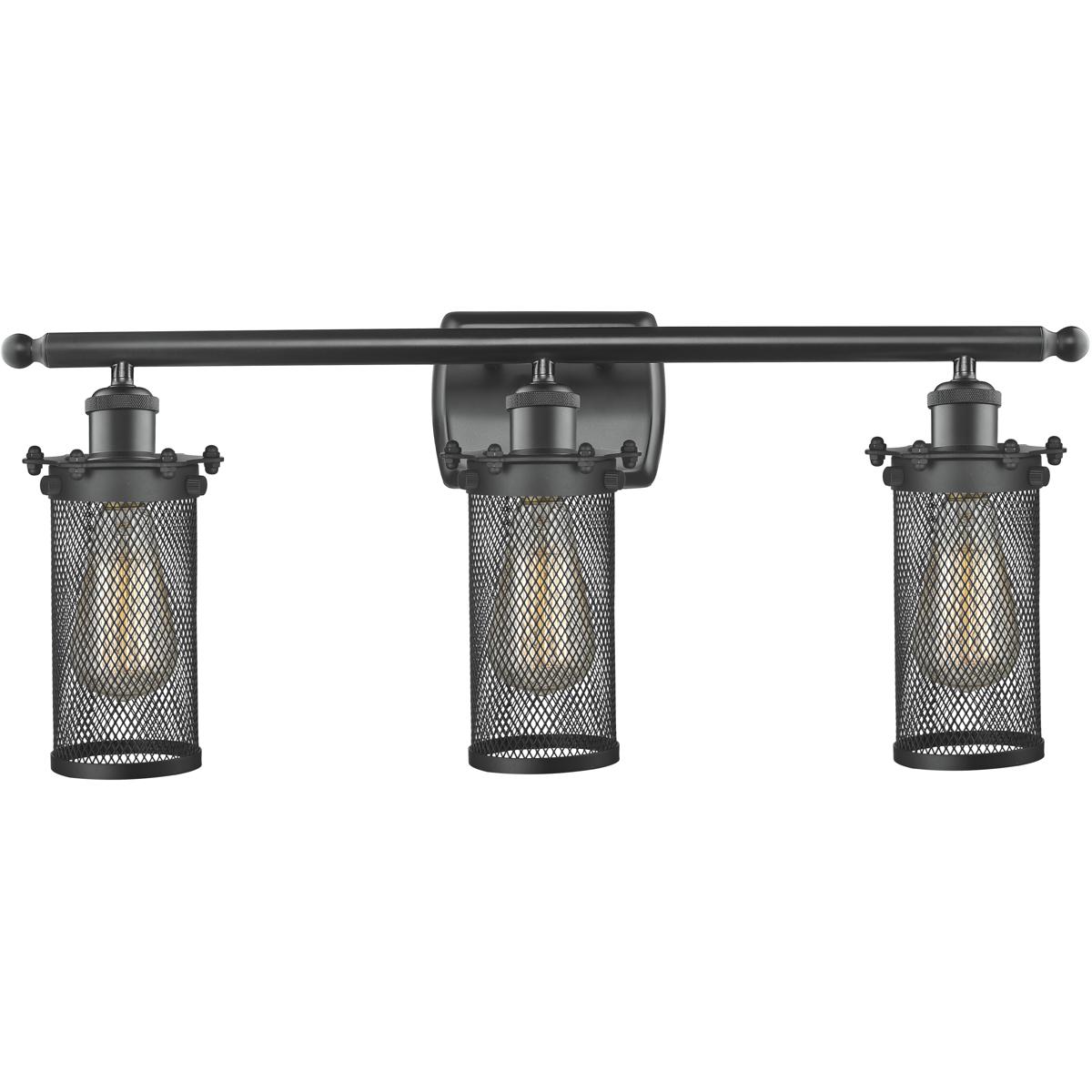 Innovations Lighting 516-3W-OB-CE219-LED Austere Bleecker LED 26 inch Oil Rubbed Bronze Bath Vanity Light Wall Light