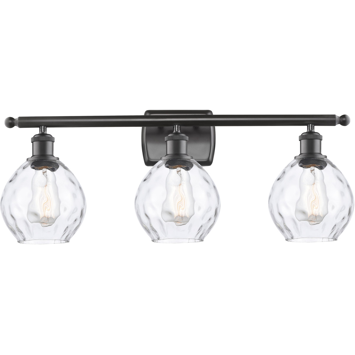 Innovations Lighting 516-3W-OB-G362-LED Ballston Small Waverly LED 26 inch Oil Rubbed Bronze Bath Vanity Light Wall Light, Ballston