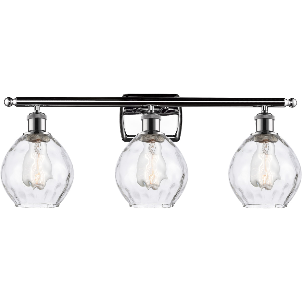 Innovations Lighting 516-3W-PC-G362-LED Ballston Small Waverly LED 26 inch Polished Chrome Bath Vanity Light Wall Light, Ballston