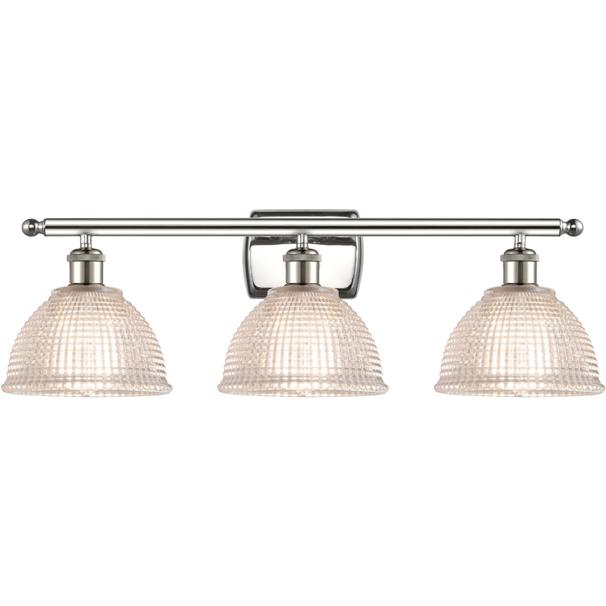 Innovations Lighting 516-3W-PN-G422 Ballston Arietta 3 Light 26 inch Polished Nickel Bath Vanity Light Wall Light, Ballston