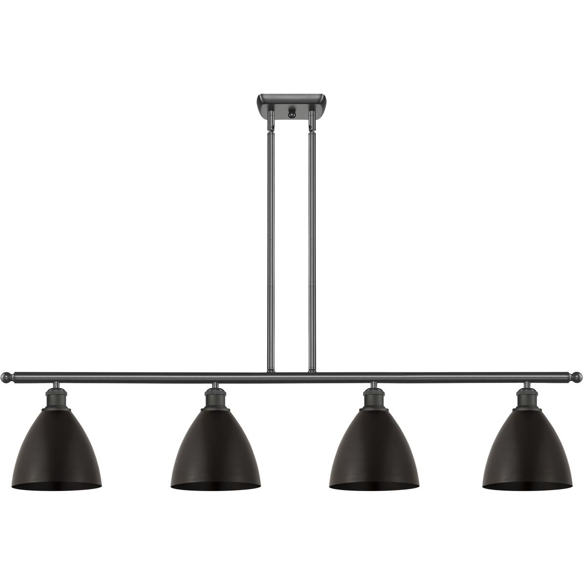 Innovations Lighting Bruno Marashlian Metal Bristol Linear Suspension Light Metal Bristol - 516-4I-OB-MBD-75-OB-LED - Nautical
