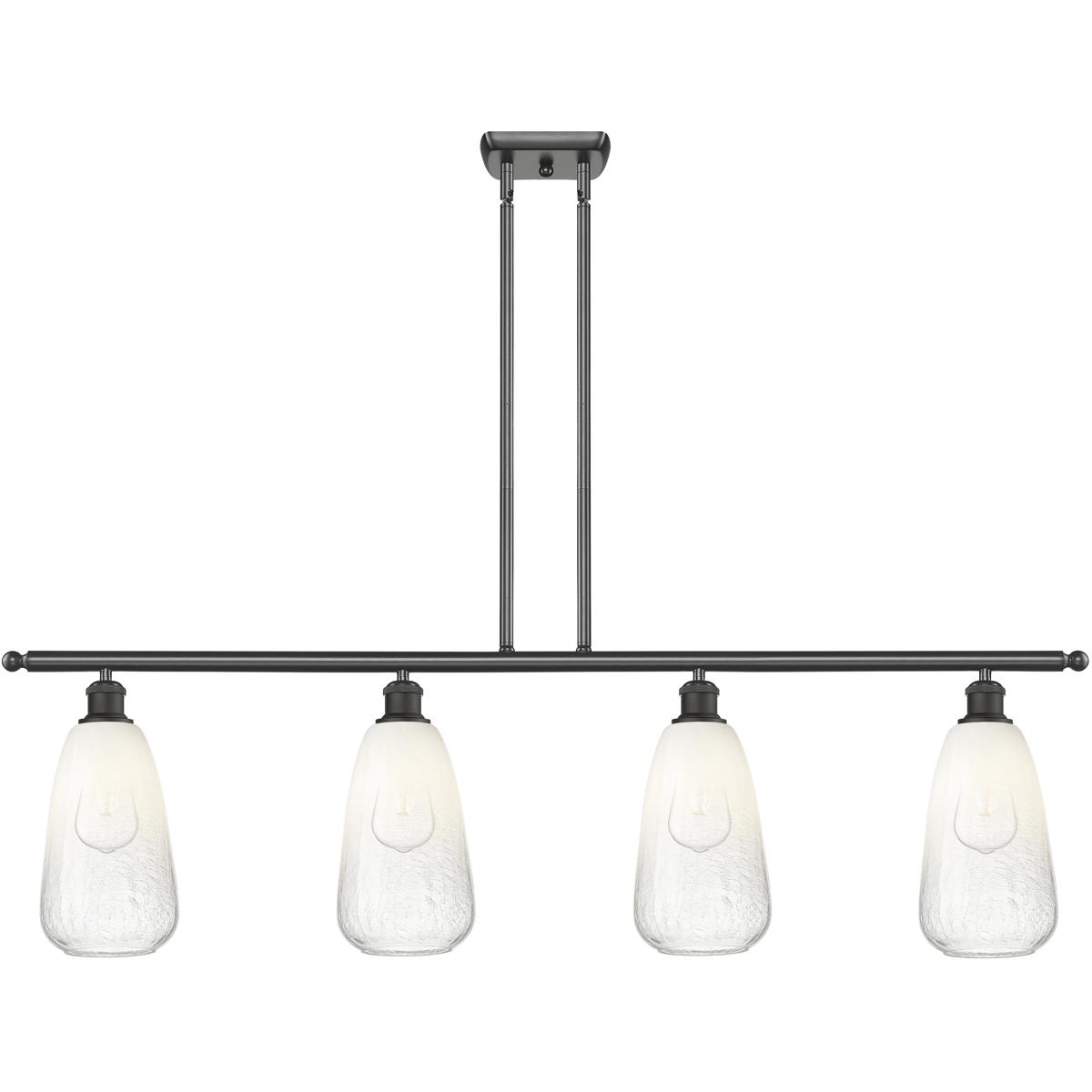 Innovations Lighting 516-4I-PC-G480-6OP Ballston Brookhaven Almond Island Light Ceiling Light in Polished Chrome, Opal Glass