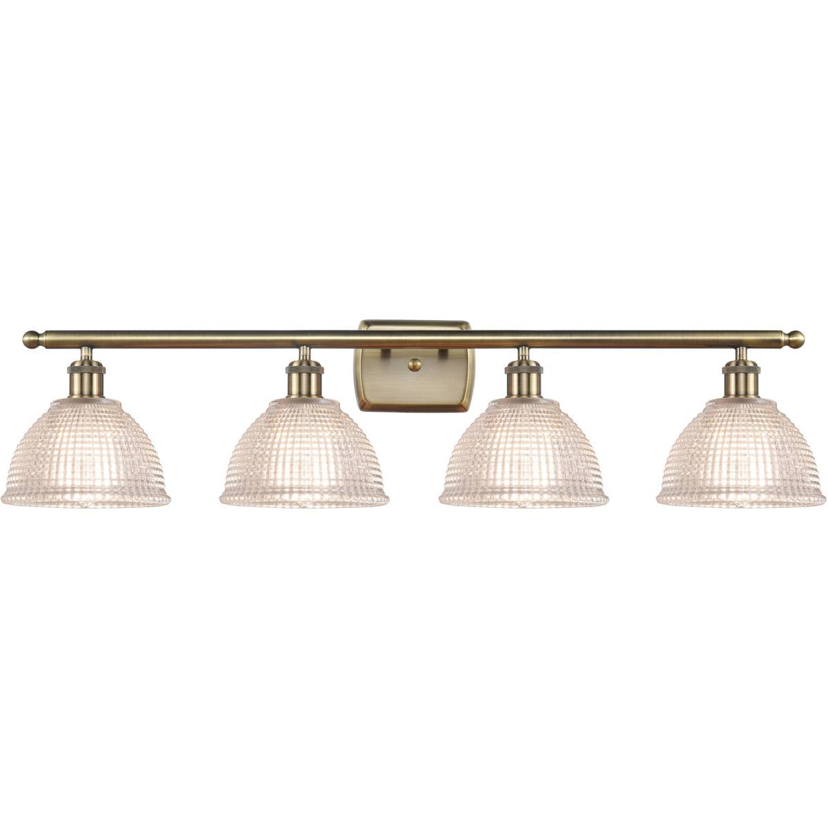 Innovations Lighting 516-4W-AB-G422 Ballston Arietta 4 Light 36 inch Antique Brass Bath Vanity Light Wall Light in Incandescent, Clear Glass, Ballston