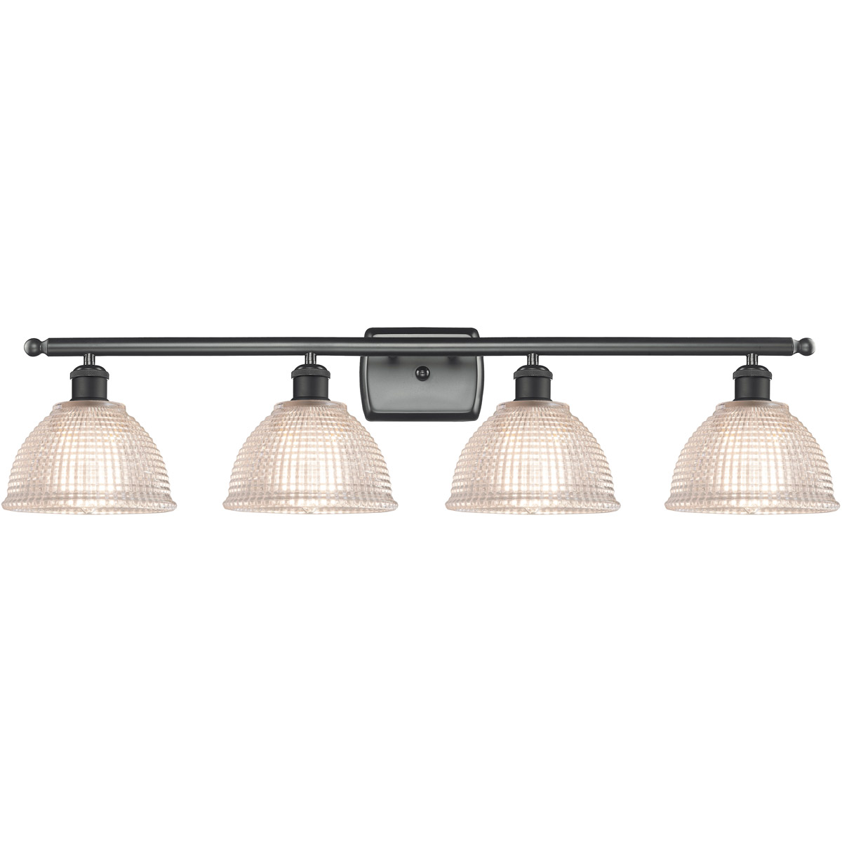 Innovations Lighting 516-4W-BK-G422 Ballston Arietta 4 Light 36 inch Matte Black Bath Vanity Light Wall Light, Ballston