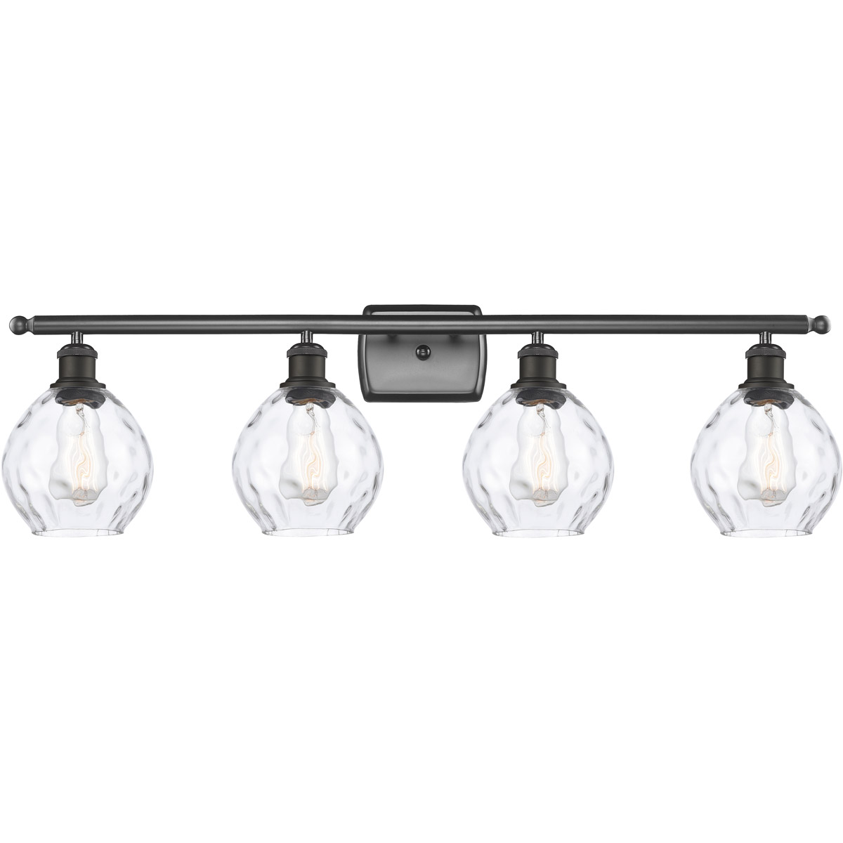 Innovations Lighting 516-4W-OB-G362-LED Ballston Small Waverly LED 36 inch Oil Rubbed Bronze Bath Vanity Light Wall Light, Ballston