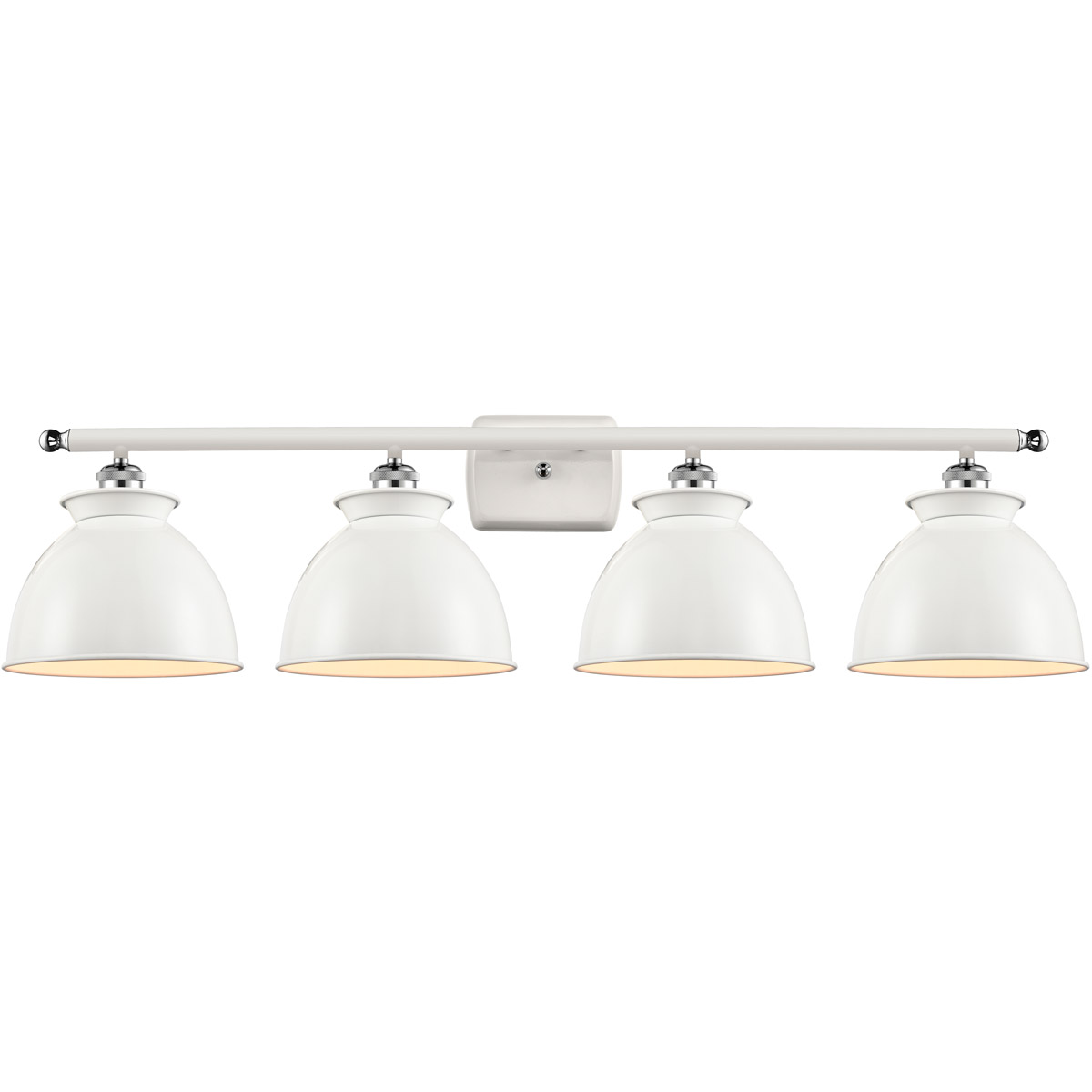 Innovations Lighting 516-4W-AB-M14-BK Ballston Adirondack 4 Light 38 inch Antique Brass Bath Vanity Light Wall Light in Incandescent, Matte Black, Bal