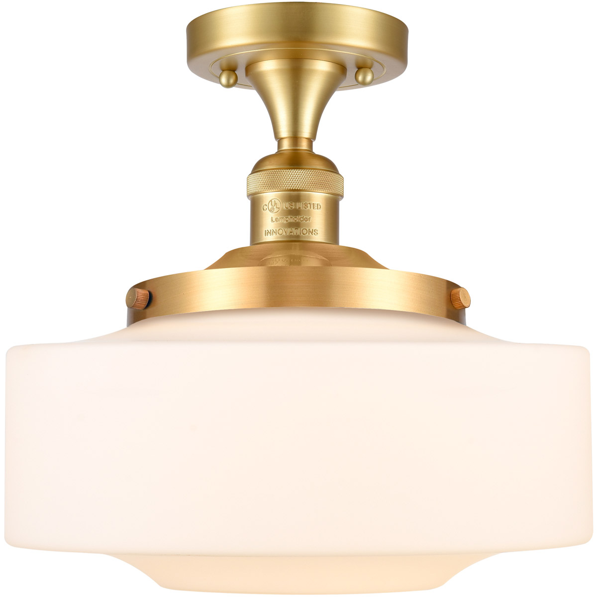 Innovations Lighting 517-1CH-PC-G692-12 Franklin Restoration Bridgeton 1 Light 12 inch Polished Chrome Semi-Flush Mount Ceiling Light