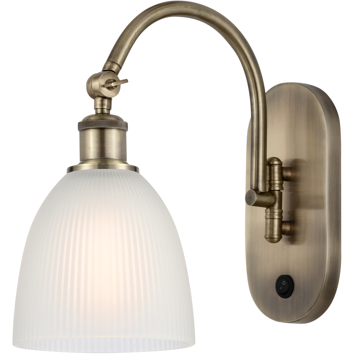 Innovations Lighting Bruno Marashlian Castile 6 Inch Wall Sconce Castile - 518-1W-AB-G381 - Modern Contemporary