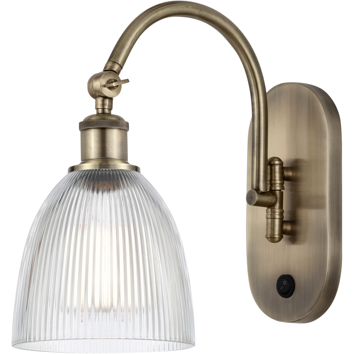 Innovations Lighting Bruno Marashlian Castile 6 Inch Wall Sconce Castile - 518-1W-AB-G382 - Modern Contemporary