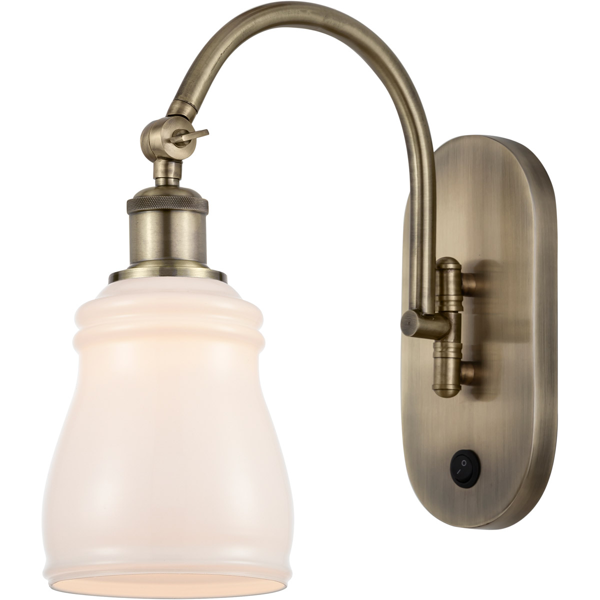 Innovations Lighting 518-1W-AB-G391 Ballston Ellery 1 Light 5 inch Antique Brass Sconce Wall Light