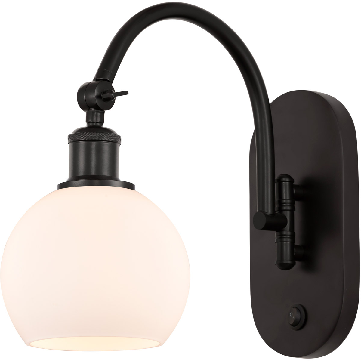 Innovations Lighting Bruno Marashlian Athens 6 Inch Wall Sconce Athens - 518-1W-OB-G121-6 - Modern Contemporary