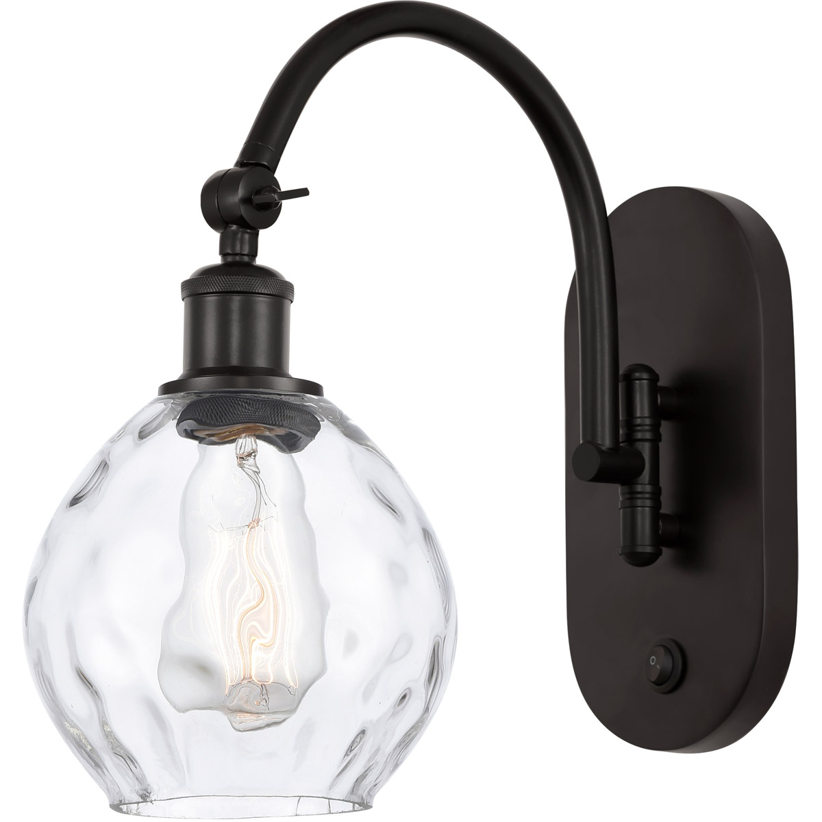 Innovations Lighting 518-1W-OB-G362-LED Ballston Waverly LED 6 inch Oil Rubbed Bronze Sconce Wall Light