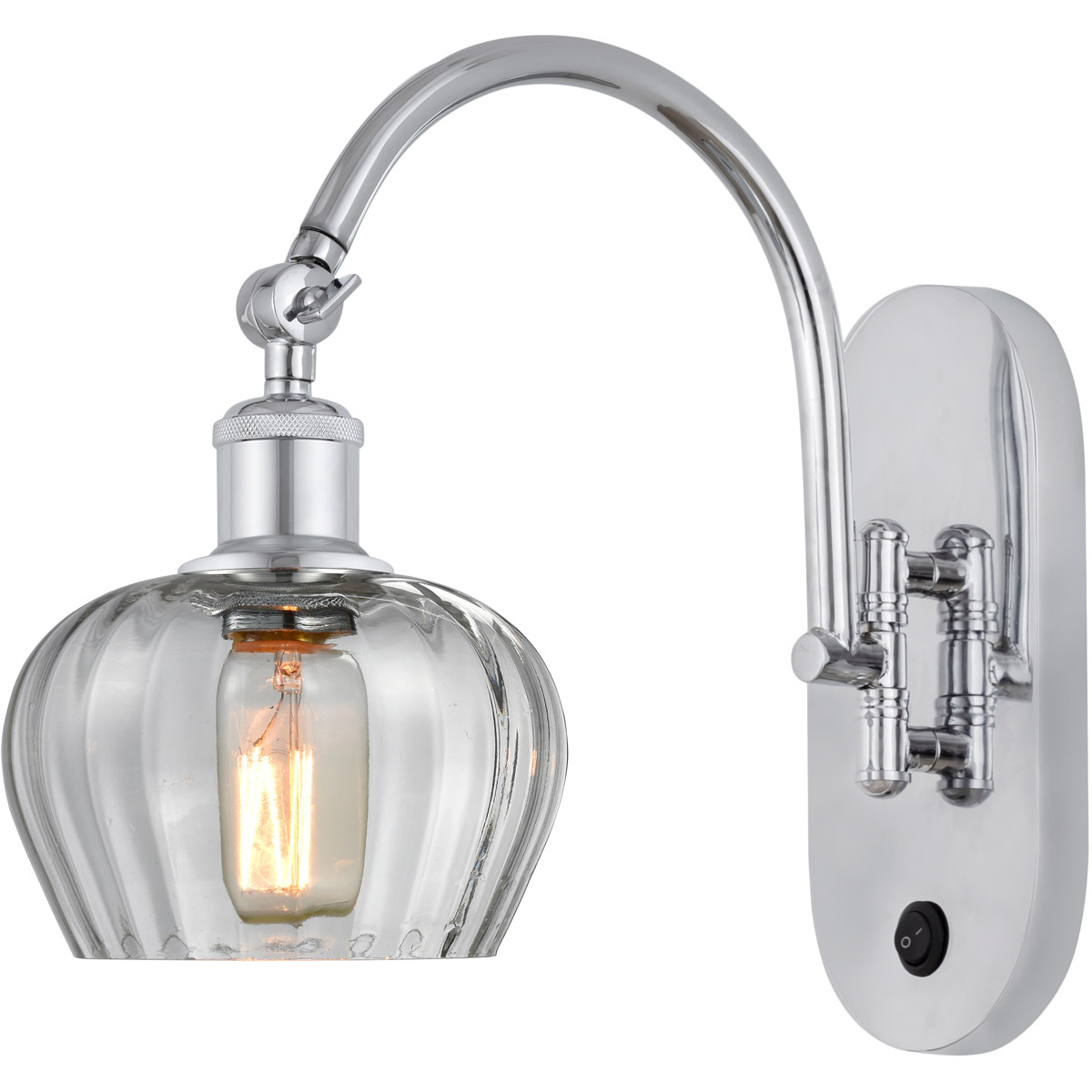 Innovations Lighting Bruno Marashlian Fenton Wall Sconce Fenton - 518-1W-PC-G92-LED - Modern Contemporary