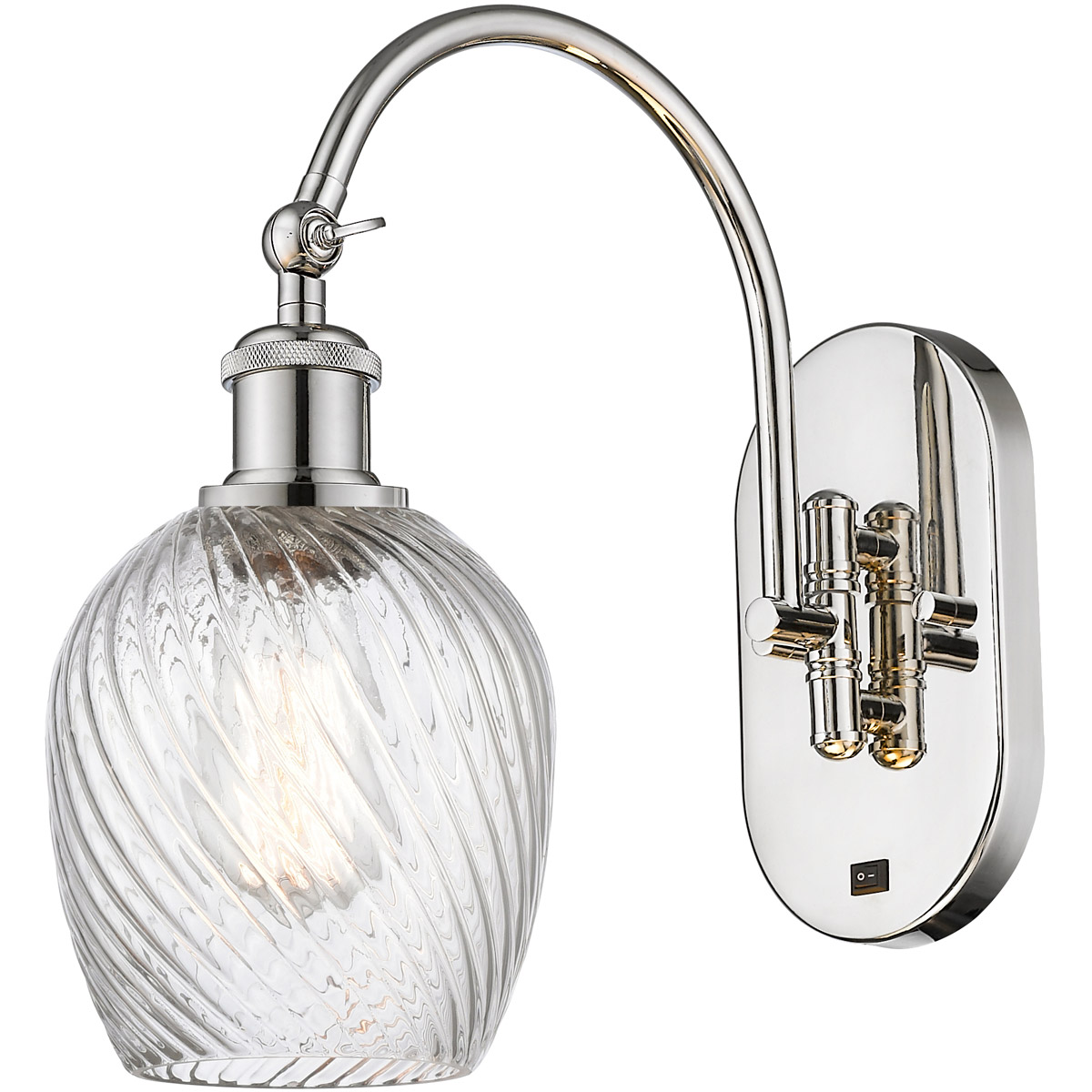 Innovations Lighting 518-1W-PN-G292-LED Ballston Salina LED 5 inch Polished Nickel Sconce Wall Light