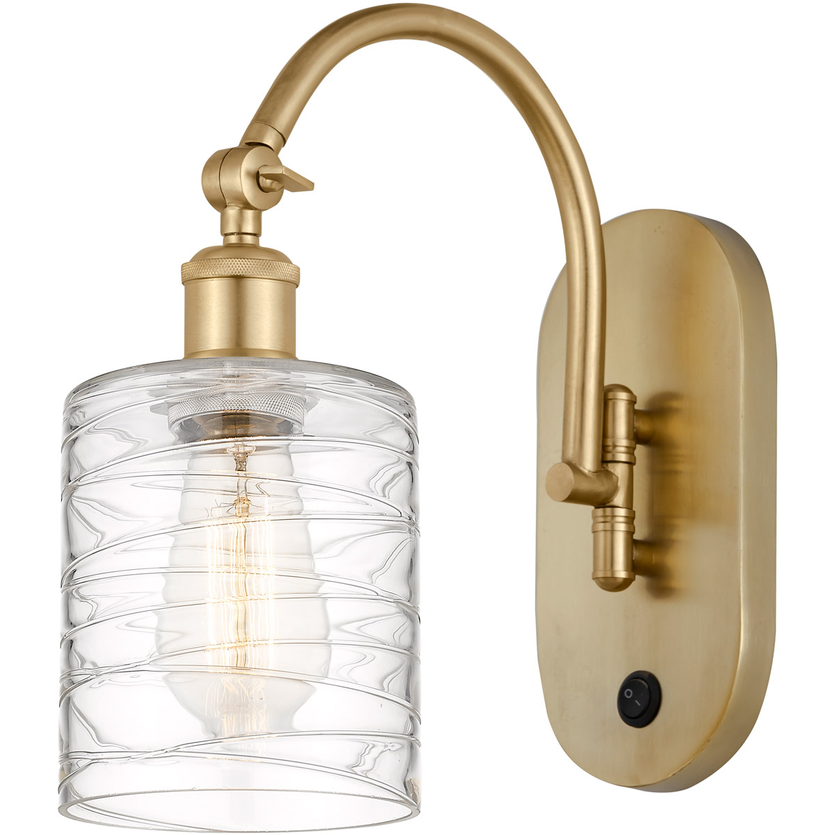 Innovations Lighting Bruno Marashlian Cobbleskill 5 Inch Wall Sconce Cobbleskill - 518-1W-SG-G1113 - Modern Contemporary