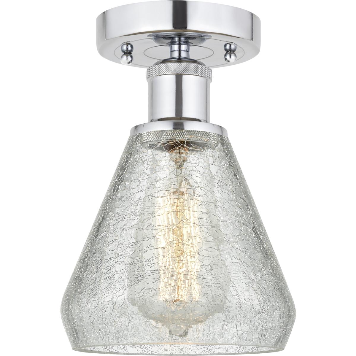 Innovations Lighting 616-1F-SN-G275 Edison Conesus 1 Light 6 inch Brushed Satin Nickel Flush Mount Ceiling Light