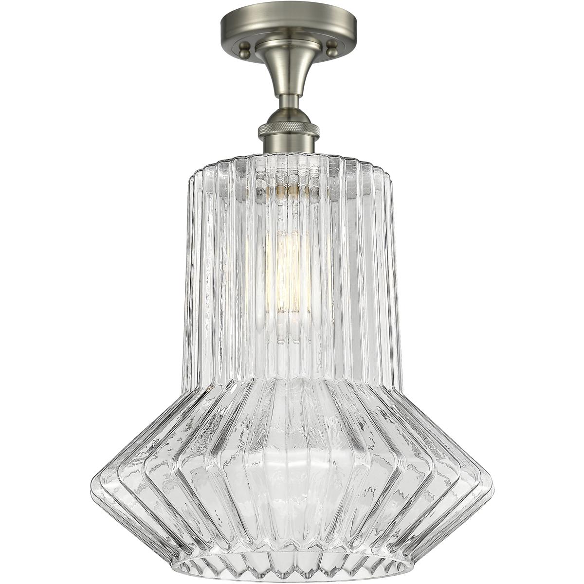 Innovations Lighting Bruno Marashlian Springwater 12 Inch 1 Light Semi Flush Mount Springwater - 616-1F-SN-G212 - Industrial
