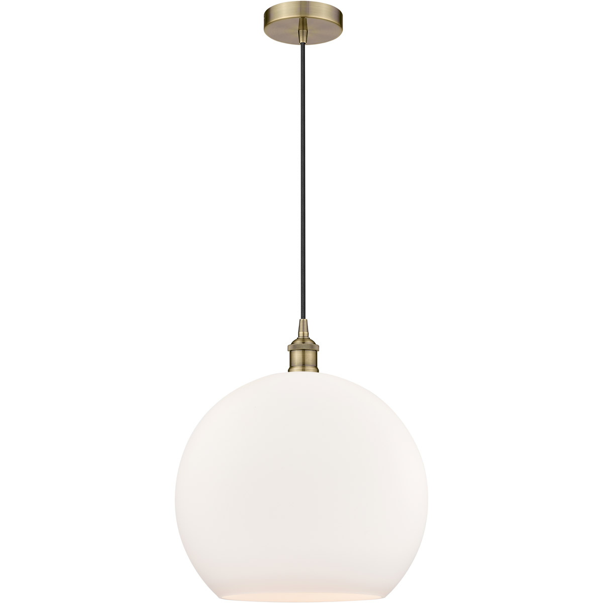 Innovations Lighting Bruno Marashlian Athens Large Pendant Athens - 616-1P-AB-G121-14 - Modern Contemporary