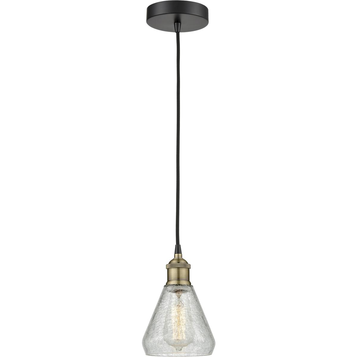 Innovations Lighting 616-1P-BAB-G275 Conesus 1 Light 6 inch Black Antique Brass Mini Pendant Ceiling Light
