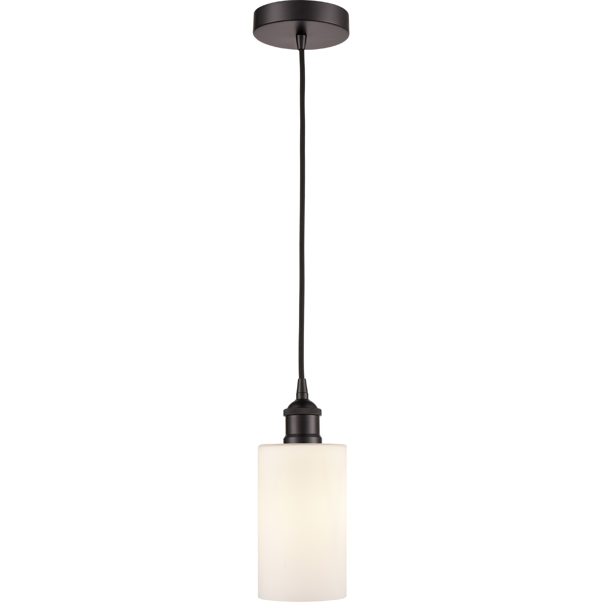 Innovations Lighting 616-1P-OB-G801-LED Edison Clymer LED 4 inch Oil Rubbed Bronze Mini Pendant Ceiling Light