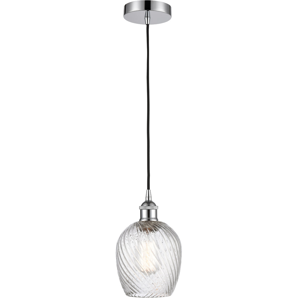 Innovations Lighting 616-1P-PC-G292 Edison Salina 1 Light 5 inch Polished Chrome Mini Pendant Ceiling Light