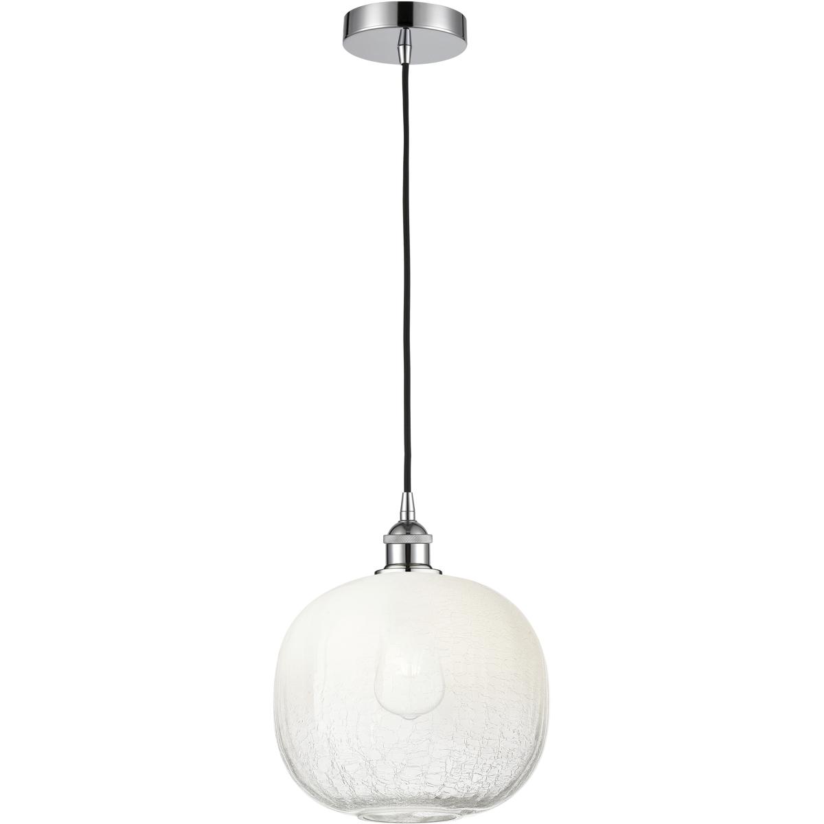 Innovations Lighting 616-1P-PC-G481-10OP Edison Brookhaven Sphere 1 Light 10.5 inch Polished Chrome Mini Pendant Ceiling Light in Opal Glass