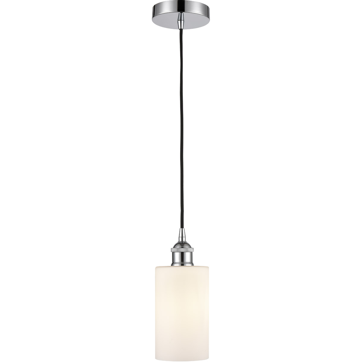 Innovations Lighting 616-1P-PC-G801-LED Edison Clymer LED 4 inch Polished Chrome Mini Pendant Ceiling Light