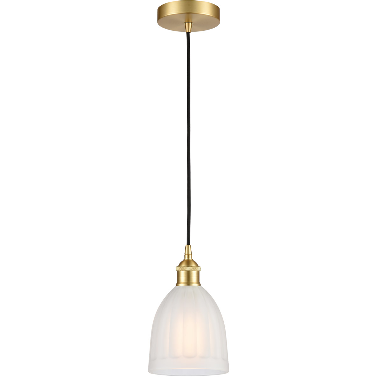 Innovations Lighting 616-1P-SG-G441 Edison Brookfield 1 Light 6 inch Satin Gold Mini Pendant Ceiling Light