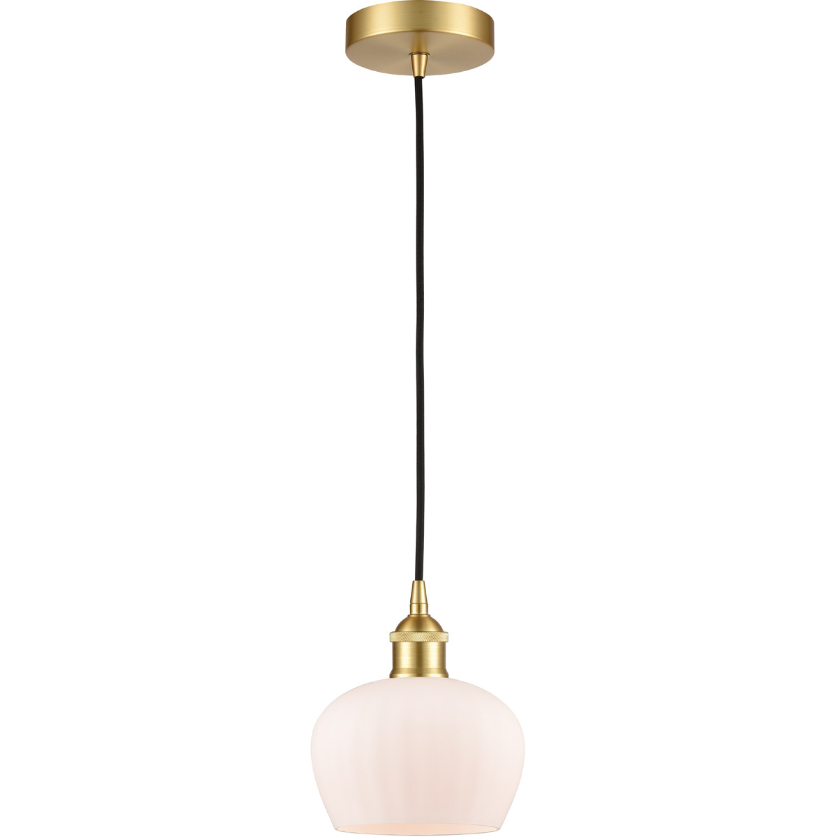 Innovations Lighting Bruno Marashlian Fenton 7 Inch Mini Pendant Fenton - 616-1P-SG-G91 - Transitional