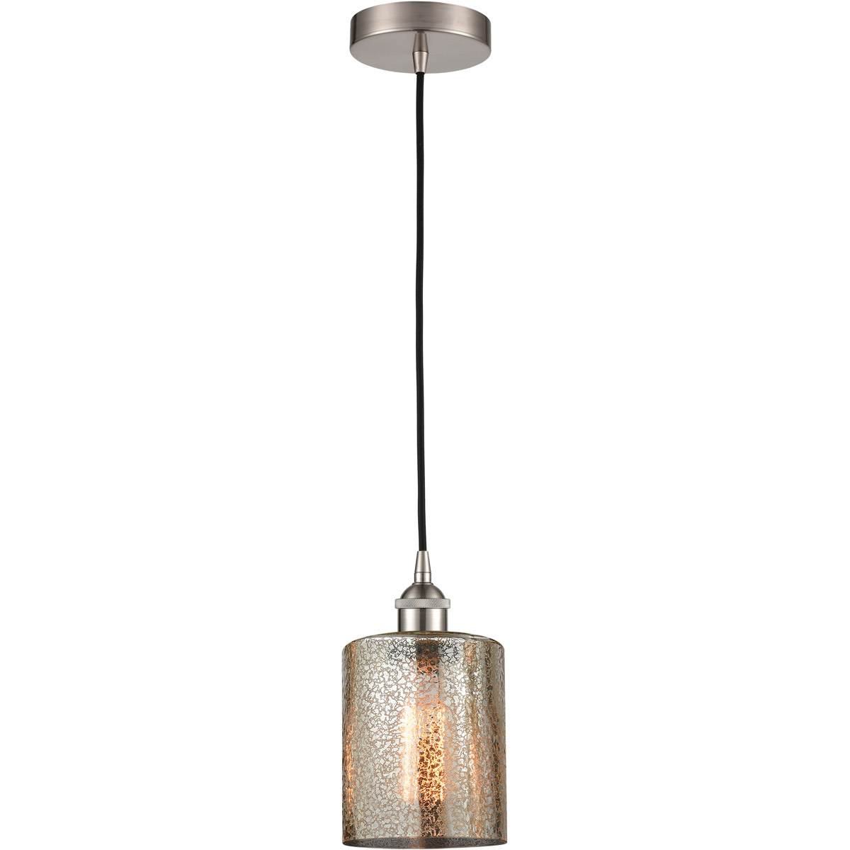 Innovations Lighting 616-1P-SN-G116 Edison Cobbleskill 1 Light 5 inch Brushed Satin Nickel Mini Pendant Ceiling Light
