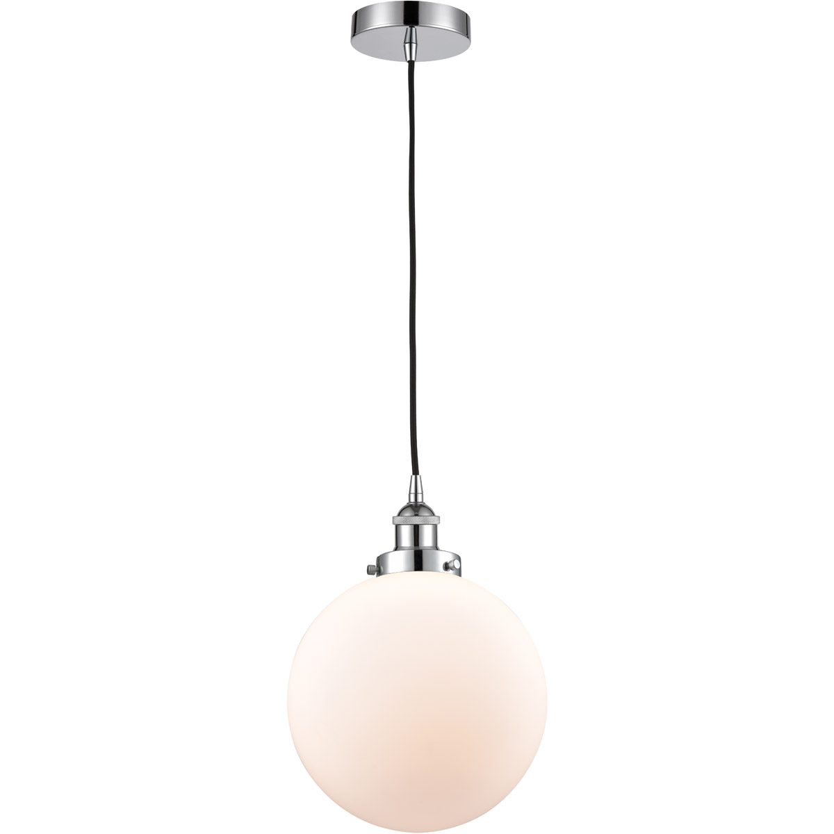 Innovations Lighting 616-1PH-PC-G201-10 Edison Beacon 1 Light 10 inch Polished Chrome Mini Pendant Ceiling Light
