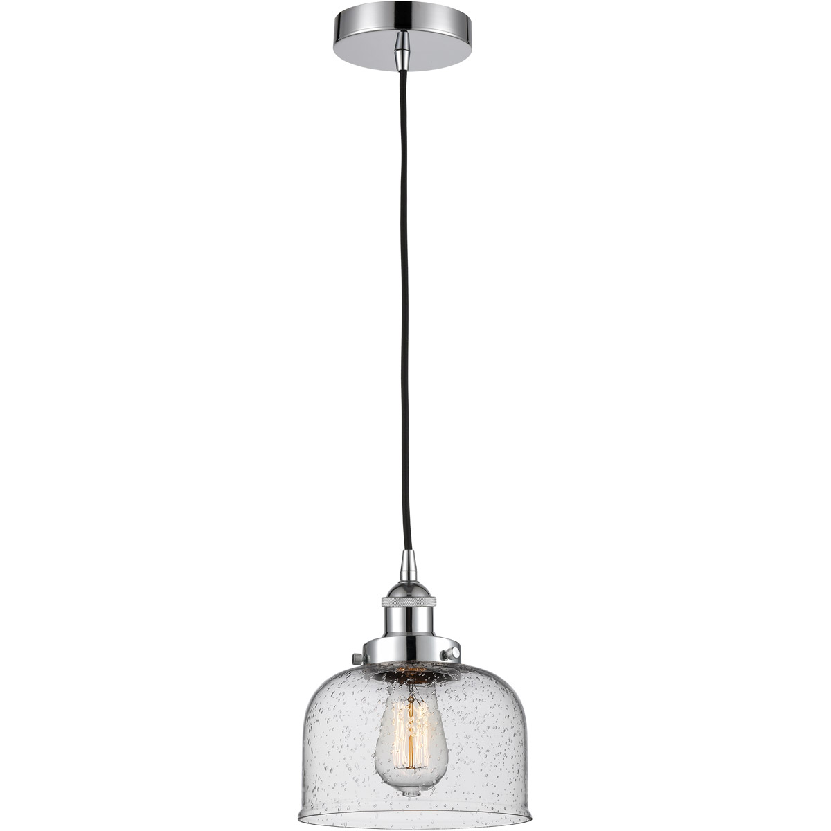 Innovations Lighting Bruno Marashlian Large Bell 8 Inch Mini Pendant Large Bell - 616-1PH-PC-G74 - Modern Contemporary