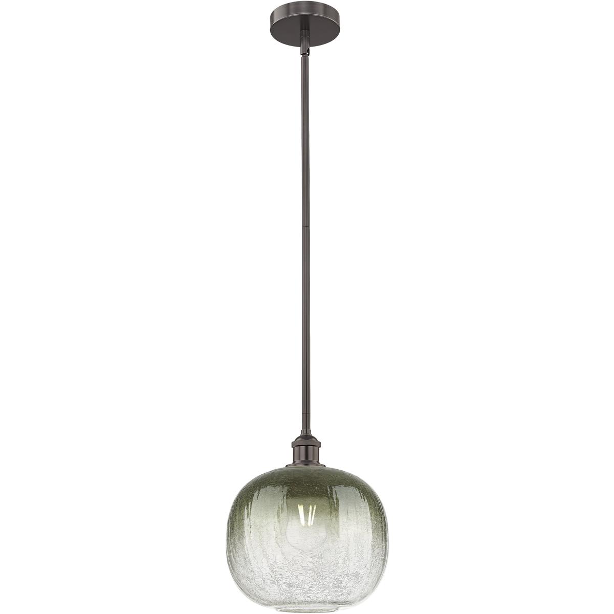 Innovations Lighting 616-1S-OB-G481-10SL Edison Brookhaven Sphere 1 Light 10.5 inch Oil Rubbed Bronze Mini Pendant Ceiling Light in Slate Glass