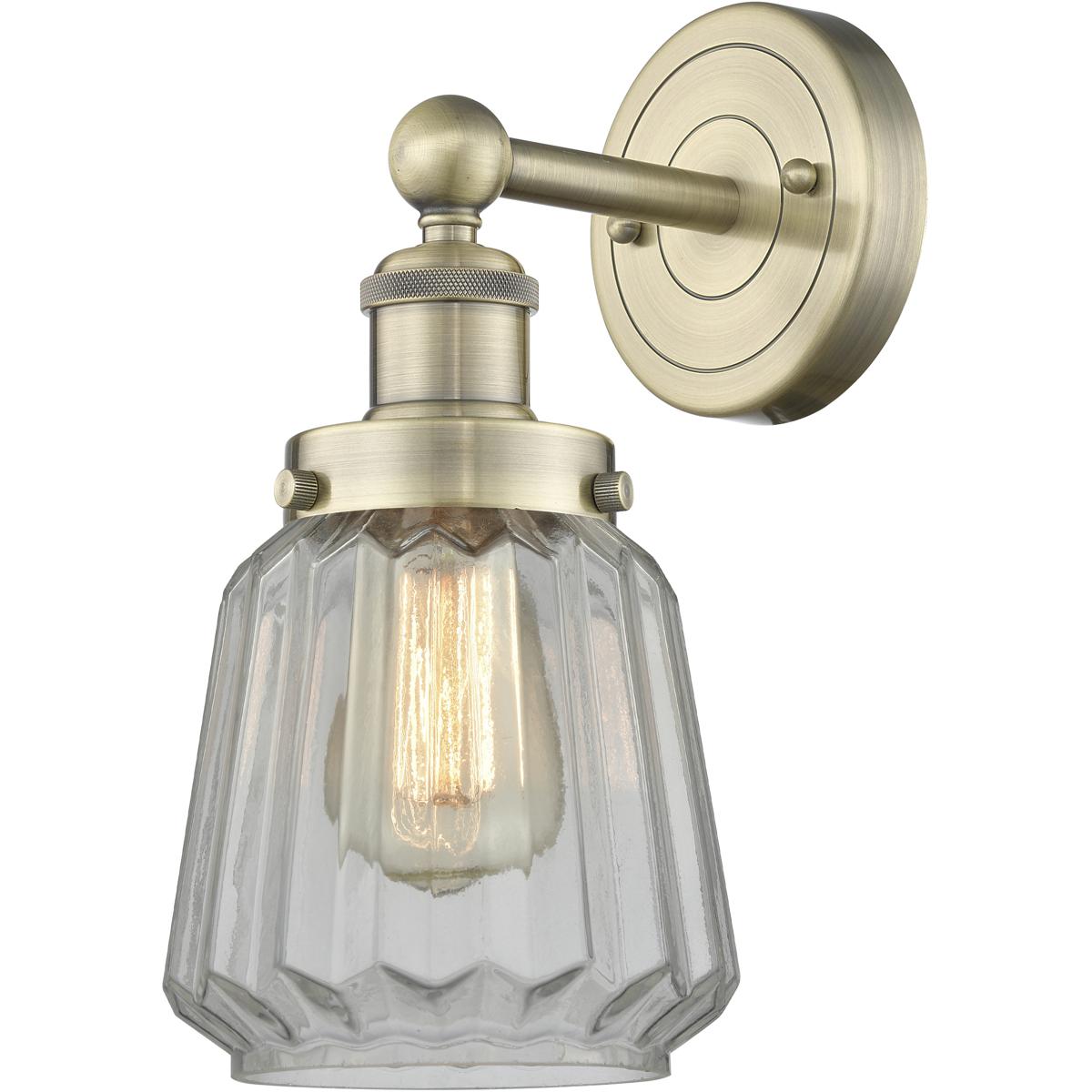 Innovations Lighting Chatham 10 Inch Wall Sconce Chatham - 616-1W-AB-G142 - Industrial