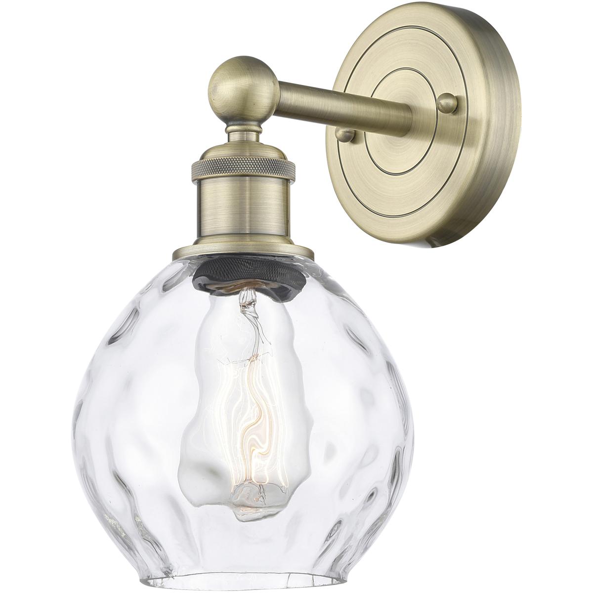Innovations Lighting 616-1W-AB-G362 Waverly Sconce Wall Light in Antique Brass