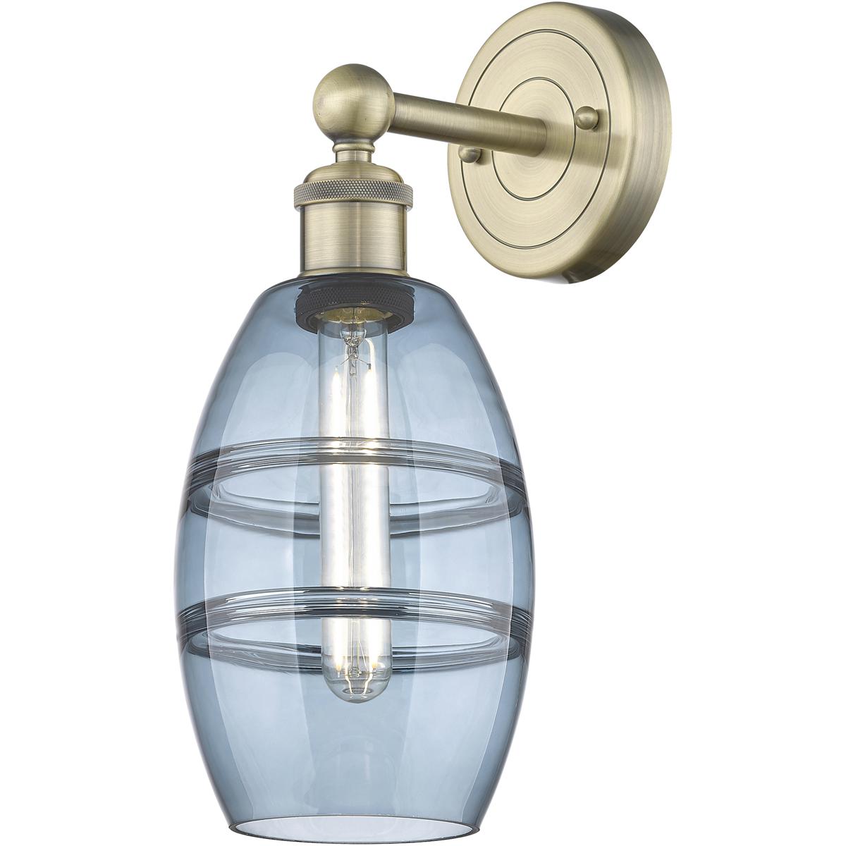 Innovations Lighting 616-1W-AB-G557-6BL Edison Vaz 1 Light 5.88 inch Antique Brass Sconce Wall Light