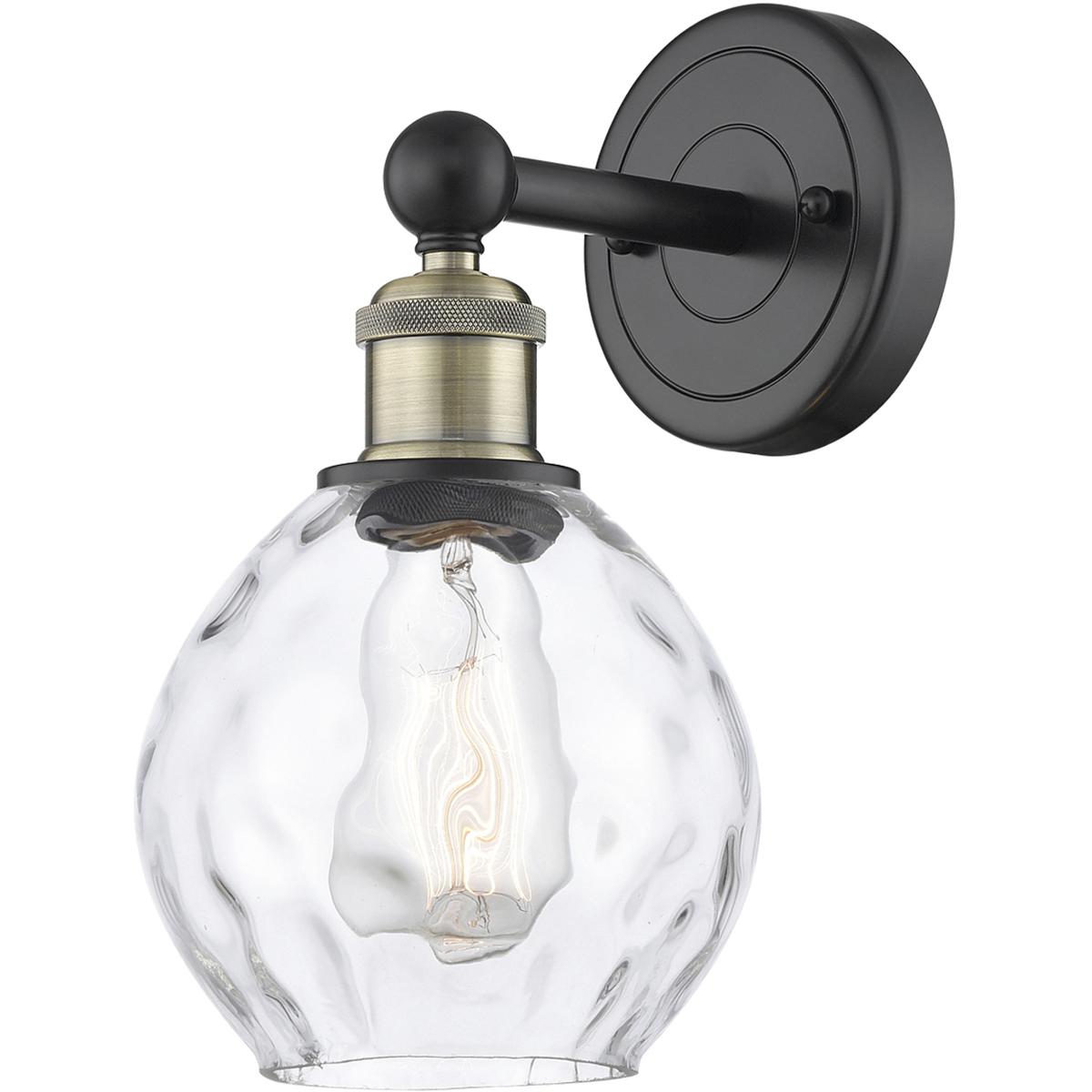 Innovations Lighting 616-1W-BAB-G362 Waverly Sconce Wall Light in Black Antique Brass