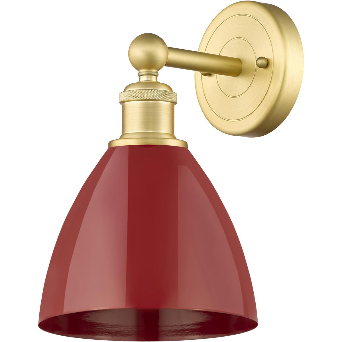Innovations Lighting Bruno Marashlian Plymouth Dome 10 Inch Wall Sconce Plymouth Dome - 616-1W-SG-MBD-75-RD - Industrial