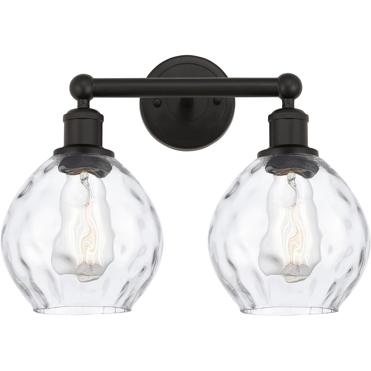 Innovations Lighting 616-2W-OB-G362 Edison Waverly 2 Light 15 inch Oil Rubbed Bronze Bath Vanity Light Wall Light