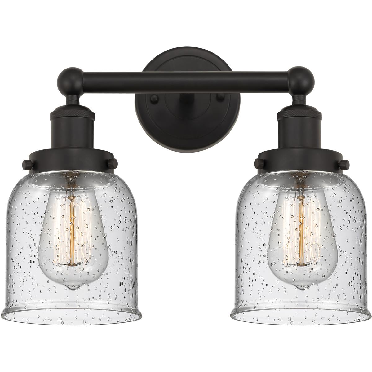 Innovations Lighting Bruno Marashlian Bell 15 Inch 2 Light Bath Vanity Light Bell - 616-2W-OB-G54 - Industrial