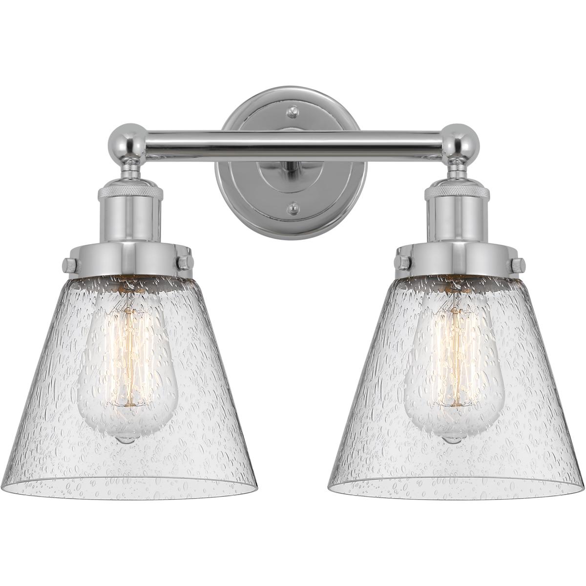 Innovations Lighting Bruno Marashlian Cone 15 Inch 2 Light Bath Vanity Light Cone - 616-2W-PC-G64 - Industrial