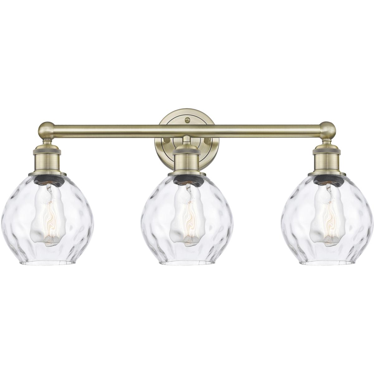 Innovations Lighting 616-3W-AB-G362 Waverly 3 Light 24 inch Antique Brass Bath Vanity Light Wall Light