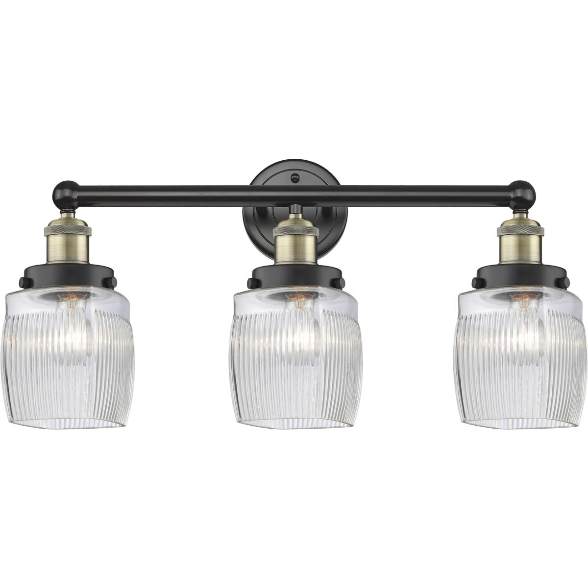 Innovations Lighting Bruno Marashlian Colton 24 Inch 3 Light Bath Vanity Light Colton - 616-3W-BAB-G302 - Industrial