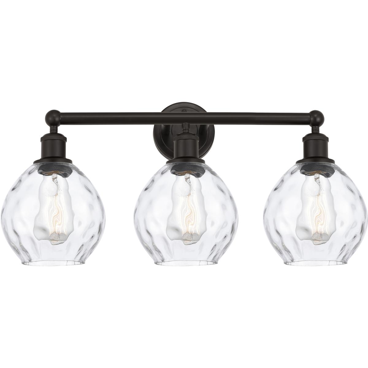 Innovations Lighting 616-3W-OB-G362 Edison Waverly 3 Light 24 inch Oil Rubbed Bronze Bath Vanity Light Wall Light